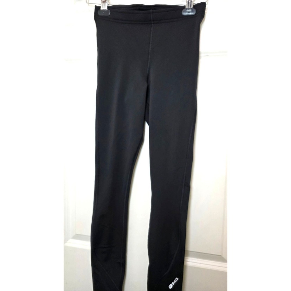 Sugoi Women's Mid Zero Tight Black Thermal Cycling Tights‎ Fleece-Lined Size M/M